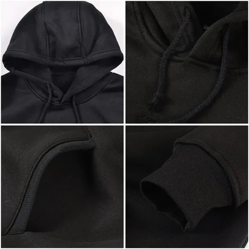 New Men's solid color hoodie autumn/winter fashion sportswear casual pullover couple street wear long sleeved top