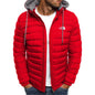 Winter New Thick Men Warm Parka Jackets Casual Men's Outwear Coats Solid Stand Collar Male Windbreak Cotton Padded Down Jacket