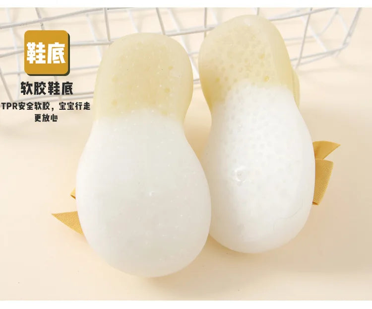 Newborn Baby Shoes Boy Embroidery Pattern Nonslip Floor Socks Kids Girls Soft Rubber Sole Crib Toddler Booties Toddler Shoes