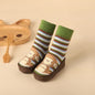 Unisex Baby Shoes First Shoes Baby Walkers Toddler First Walker Baby Girl Kids Soft Rubber Sole Baby Shoe Knit Booties Anti-slip