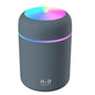 300ml Air Humidifier USB Ultrasonic Aroma Essential Oil Diffuser Romantic Soft Light Humidifier Mini Cool Mist Maker Purifier