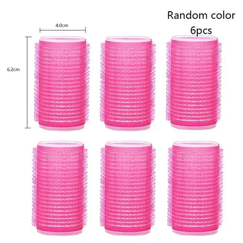 Hair Rollers Self Grip Hook Hair Curlers Heatless Roller Salon Dressing Curlers Jumbo Size Sticky Hair Styling Tools