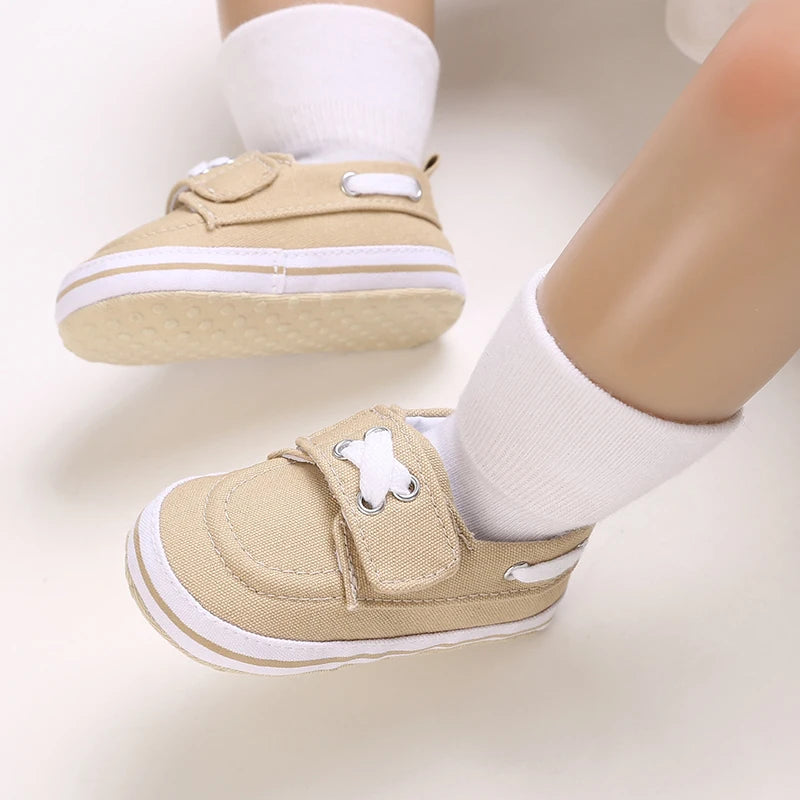 Newborn Baptist Shoes New Leather Gentleman Shoes Anti-slip Soft Bottom Indoor Baby Boys and Girls Casual Shoes Walking Shoes