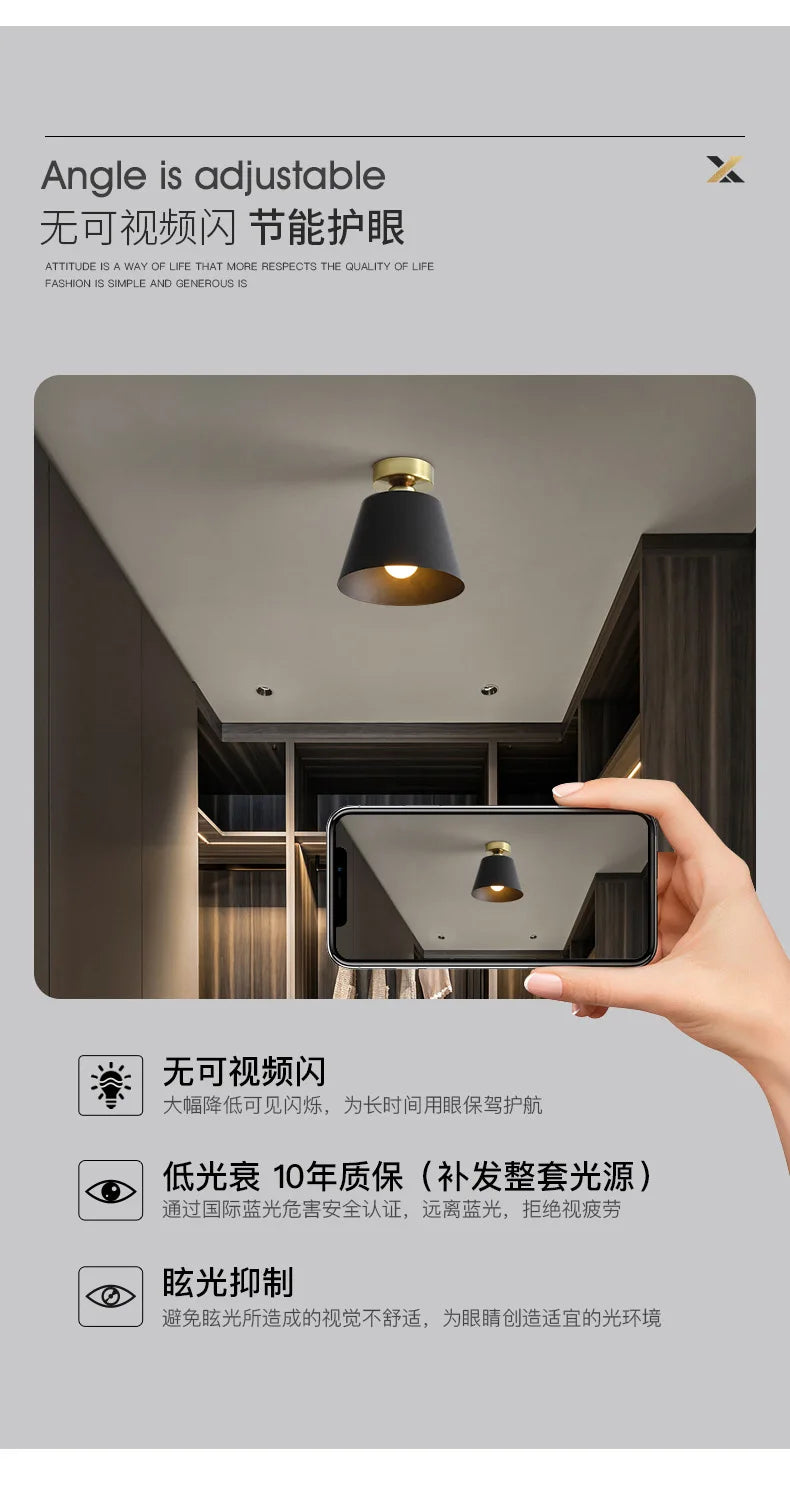 Lighting for Living Room  Balcony New Household Corridor Corridor Light Modern Simple Entrance Hallway Led Ceiling Light