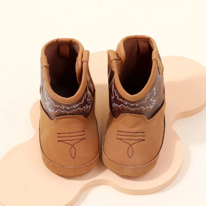 Baby Boots Made Of Soft PU and High-quality Cotton 2026 New Autumn and Winter Short Boots With Rubber Soles and Anti Slip Baby