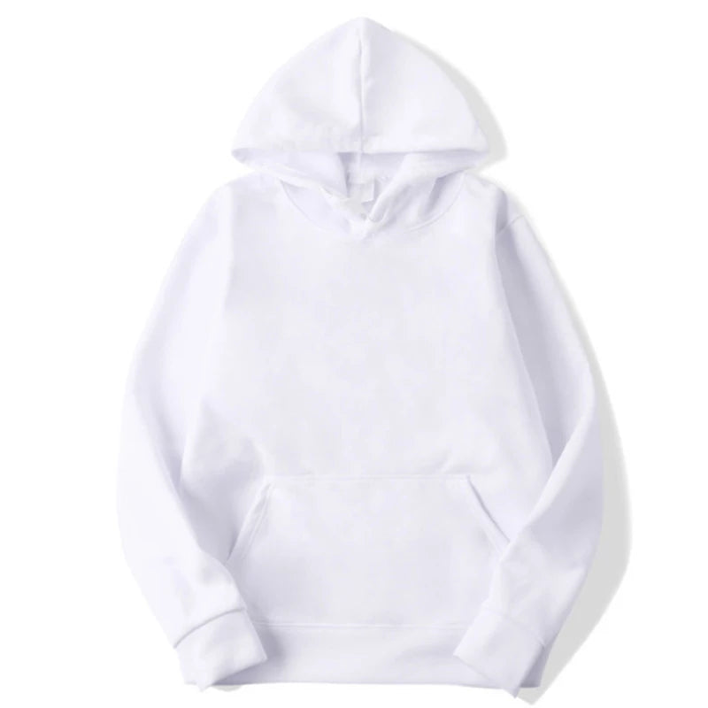 New Men's solid color hoodie autumn/winter fashion sportswear casual pullover couple street wear long sleeved top