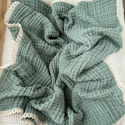 Baby Blanket Newborn 6 Layers Muslin Swaddle Wrap Soft Toddler Kids Bath Towel Infant Baby Crib Stroller Receiving Blankets