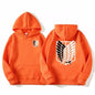 Attack on Titan Men's Hoodie Anime Hoodies Men Women Streetwear Pullover Harajuku Shingeki no Kyojin Hoodies Sweatshirt Clothes
