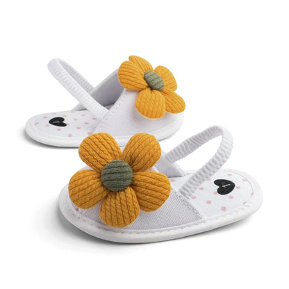 Summer New Sunflower Baby Sandals Soft Bottom Baby Toddler Shoes 0-1 Years Old Baby Girls  Baby Shoes Girls  Baby Boy Shoes