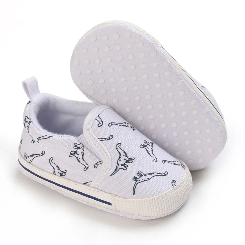 New Baby Boys Casual Canvas Shoes with Cotton Non slip Soft Sole for Infants and Toddlers The First Walking Shoe for Children