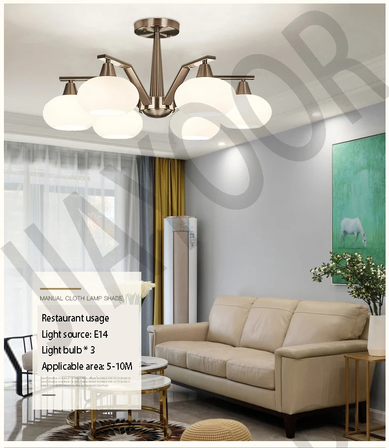 Modern Luster Led Chandelier Lighting Living Dining Room Décor Lights Bedroom Hanging Light Luminaire Home Decor Items Lamps