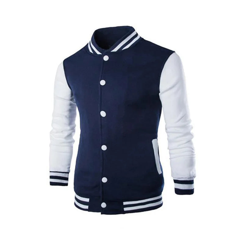 2026 New Loose Trendy Brand Baseball Jersey  Men Fashion Bomber Jacket Men's Casual Plus Size Tops Street Men's overcoat