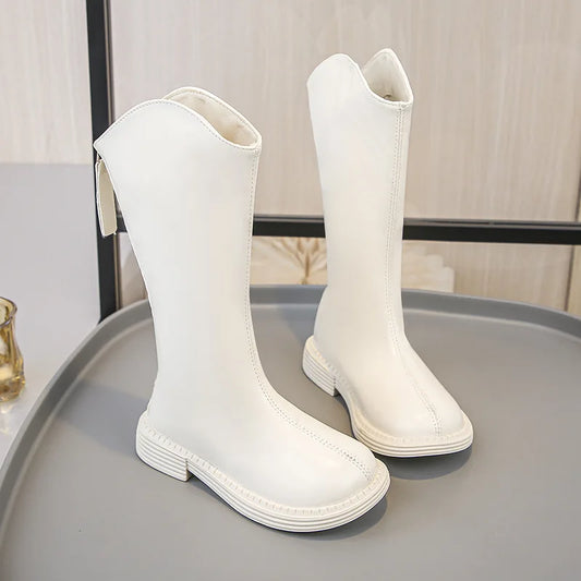 2025 NEW Girls Boots Fashion Cute Autumn Winter Casual Walking Shoes 4 To 12 Years Waterproof Comfortable Girl Ankle Boots