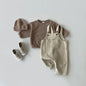 2025 Newborn Clothes Boy's Corduroy Jumpsuit Autumn Winter Jumpsuits Girl's romper Casual Bib Pants Overalls  Baby kids clothes