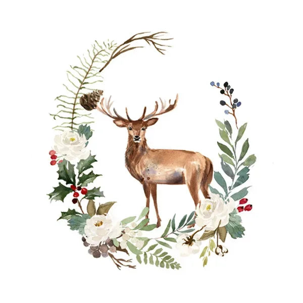 Holiday Décor Christmas Theme Posters Prints Nordic Wall Art Canvas Painting Pictures Home Room Decor Christmas Gifts