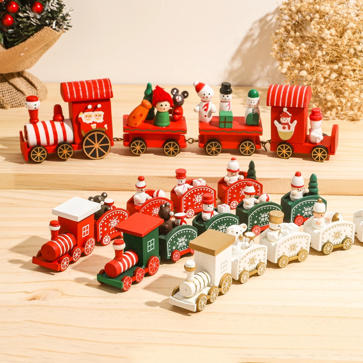 Christmas Train Merry Christmas Decorations For Home 2025 Christmas Ornament Xmas Navidad Noel Gifts Happy New Year 2026 Gifts
