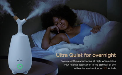 SEJOY Humidifiers for Large Room 5L Ultrasonic Cool Mist Humidifier for Bedroom Ultra Quiet Top Fill Air Humidifier for Baby