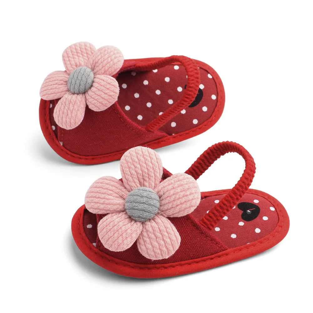 Summer New Sunflower Baby Sandals Soft Bottom Baby Toddler Shoes 0-1 Years Old Baby Girls  Baby Shoes Girls  Baby Boy Shoes