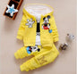 Baby Girls Boys Mickey Minnie Clothing Sets Spring Autumn Kids Outfits Hoodie +T-shirt + Pants Tracksuit Children Sport Suit