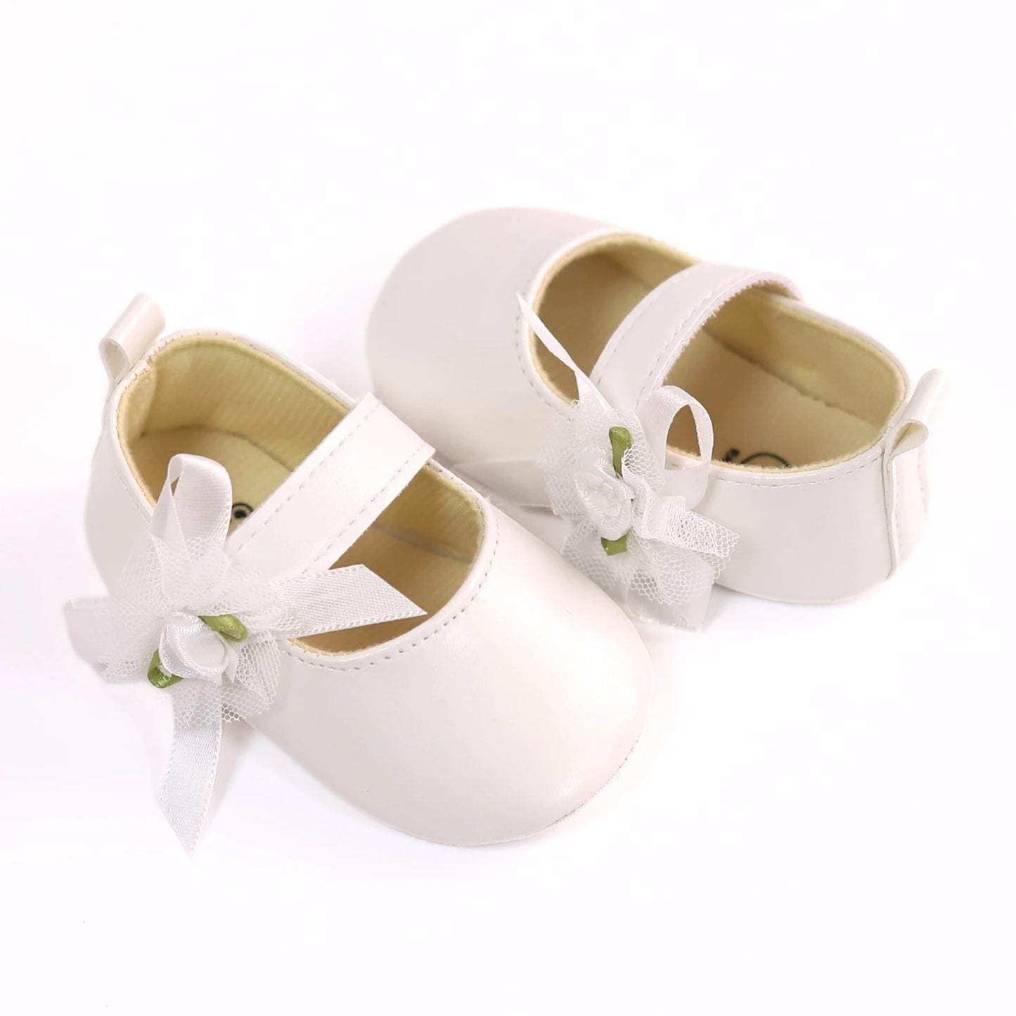 RABEISIR Baby toddler shoes, fashionable rose flower baby girl casual step shoes, light and non-slip, suitable for daily