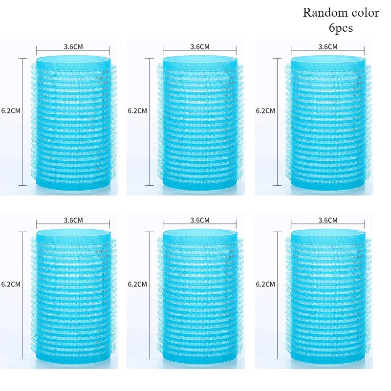 Hair Rollers Self Grip Hook Hair Curlers Heatless Roller Salon Dressing Curlers Jumbo Size Sticky Hair Styling Tools