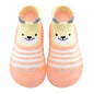 Animal Pattern Baby Floor Socks Non-slip Silicone Sole Cute Cartoon Toddler Shoes Breathable Casual Cotton Baby Boys Girls Shoes