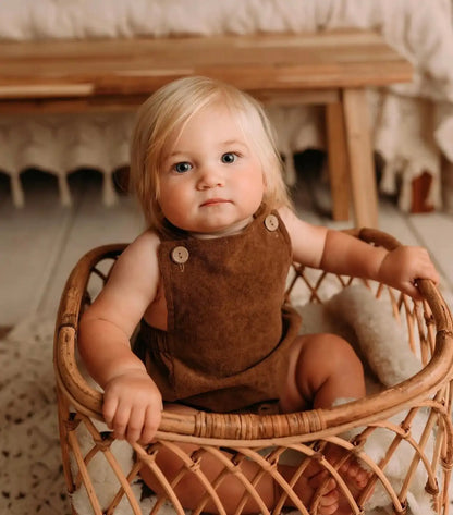 Baby Cribs Newborn Photography Props Bed Storage Basket Doll Bed Chair Rattan Furniture for Newborns Babe Posing Props