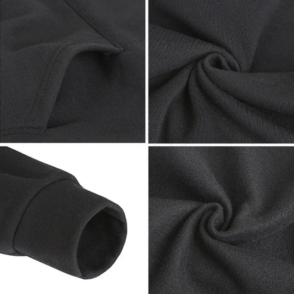 New Fashion Loose Hoodies For Men Spring and Autumn Casual Hooded Sweatshirt Men's Simple Tops Solid Color Thick Clothing Male