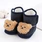 Baywell Baby Boots Newborn Winter Plush Snow Booties for Infant Boys Girls Soft Comfortable Lace Up Warming Shoes