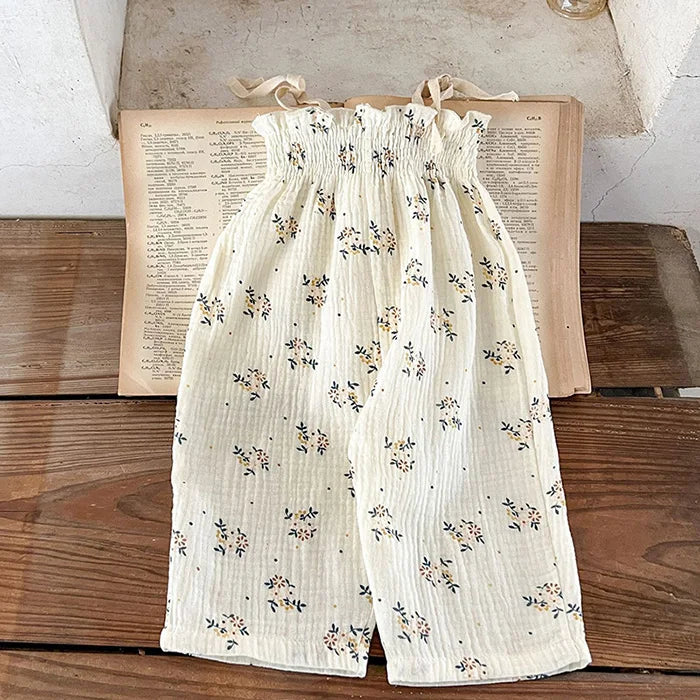 Korean Style Children Clothing Set Short Sleeved Cotton Printed T-Shirt+ Shorts Newborn Baby Girls Clothing Suit For Summer