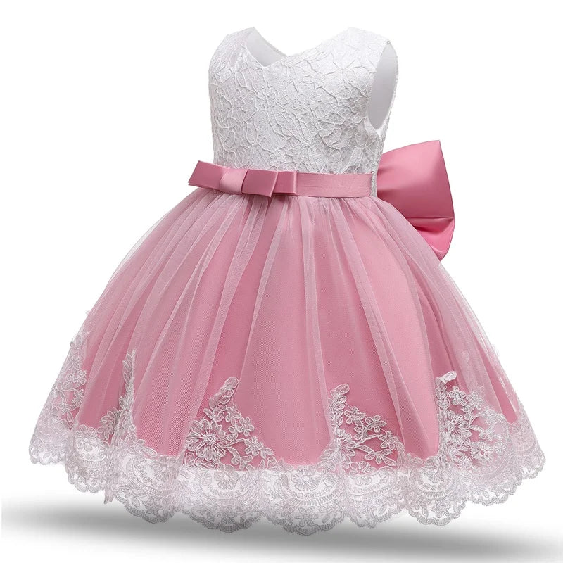 Baby Girls Christmas Dress 3 6 9 12 18 24 Months Toddler Newborn Lace Princess Dress 1 Year Old Birthday Party New Year Costume