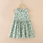 Baby Girls Clothes Summer Dress Flying Sleeve Newborn Infant Dresses Plaid Sleeveless Cotton Newborn Princess Dress Baby Girl