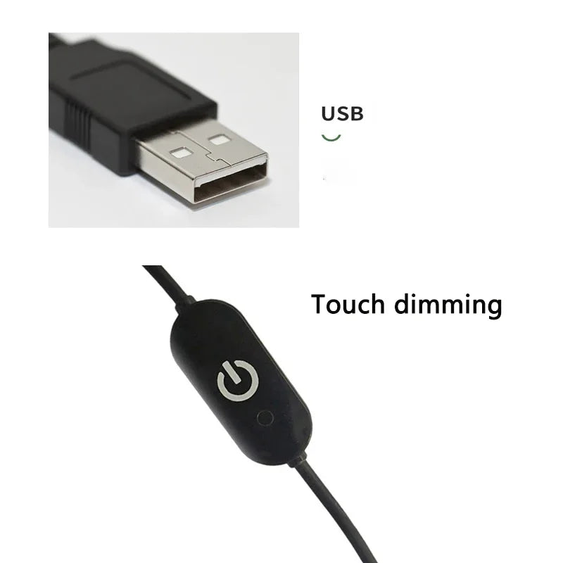 Nordic Led Table Lamps Modern Acrylic Metal Reading Desk Lamps Bedroom  Bedside  Living Room Study Decorative US/EU Night Lights