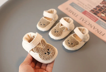 New Toddler Newborn Baby Shoes Boys' Girls' Slippers Pre walker Casual Shoes Winter Small Animals First Walkers