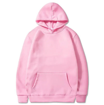 New Fashion Loose Hoodies For Men Spring and Autumn Casual Hooded Sweatshirt Men's Simple Tops Solid Color Thick Clothing Male