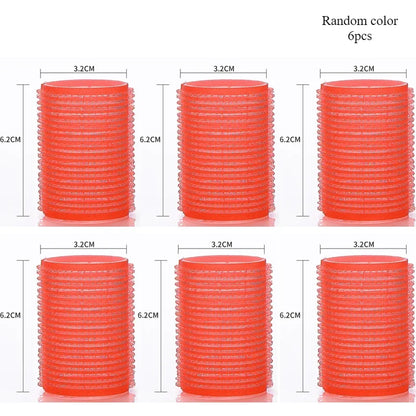 Hair Rollers Self Grip Hook Hair Curlers Heatless Roller Salon Dressing Curlers Jumbo Size Sticky Hair Styling Tools