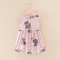 Baby Girls Clothes Summer Dress Flying Sleeve Newborn Infant Dresses Plaid Sleeveless Cotton Newborn Princess Dress Baby Girl