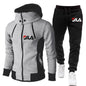 Men's Winter Tracksuit Hoody Hoodies+ Pant High Neck 2-Pcs Set Brand Casual Coldproof Male Sports Cloth Ski Sweat Suit Streetwear