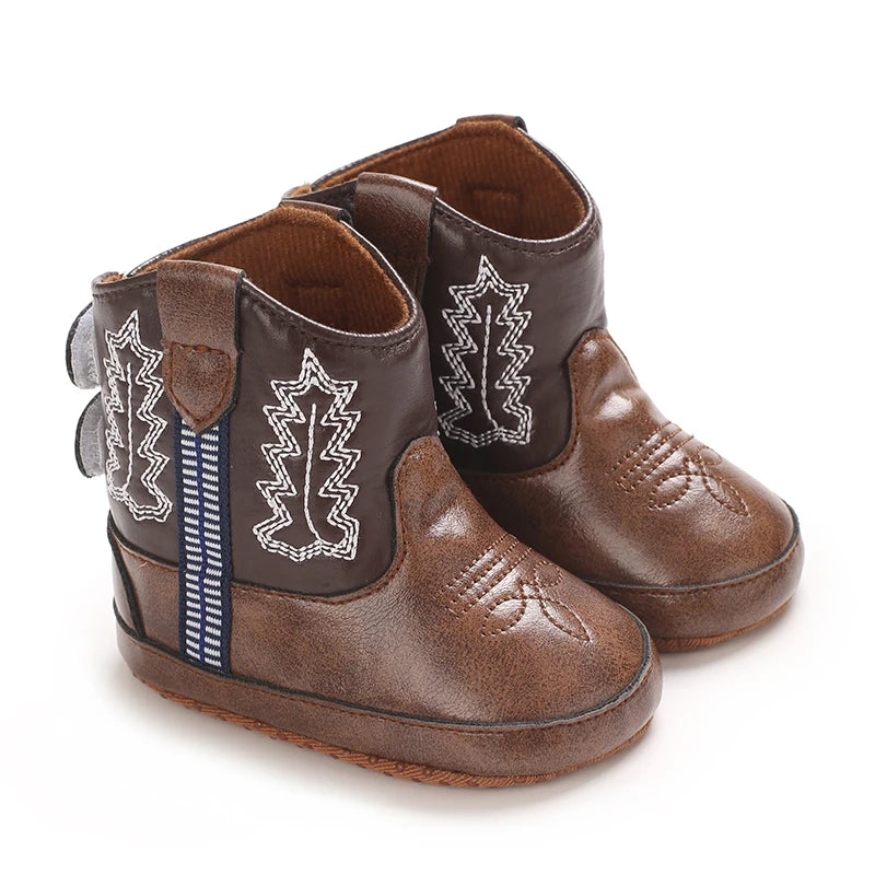 Baby Boots Made Of Soft PU and High-quality Cotton 2026 New Autumn and Winter Short Boots With Rubber Soles and Anti Slip Baby