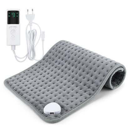Electric Heating Blanket 2025 New 60*30cm 9 Levels Thermal Pads Heated Mat Soft Safe Winter Body Back Leg Warmer for Home Use