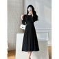 Lace Long Sleeves White Midi Dresses for Women 2026 New Autumn French Elegant Fashion Evening Wedding Party Robe Female Clothing