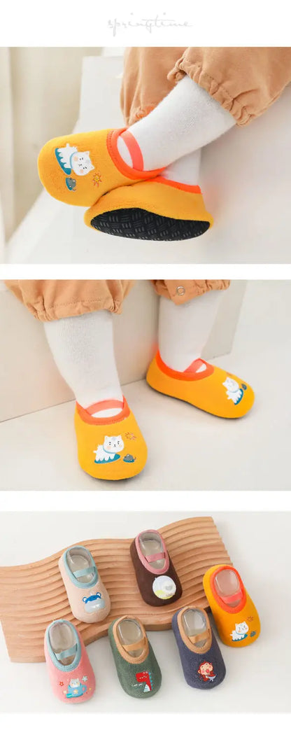 Baby Non-slip Socks Children Indoor Warm Floor Shoes Boys and Girls Toddler Shoes Amusement Park Kindergarten Non-slip