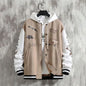 2026 New Jacket Coat Letter Printed  Wear Men Baseball Jacket Casual Long Sleeve Stand Jackets Men's Coats Sweatshirts Outerwear