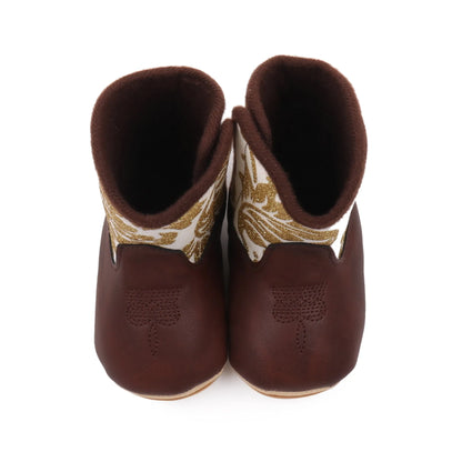 Baby Boots Made Of Soft PU and High-quality Cotton 2026 New Autumn and Winter Short Boots With Rubber Soles and Anti Slip Baby