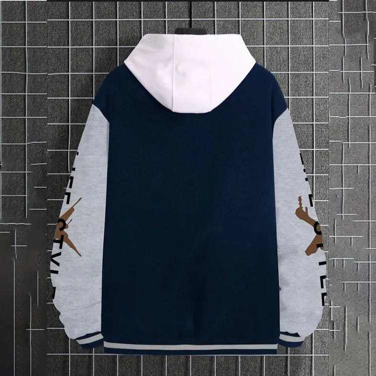 2026 New Jacket Coat Letter Printed  Wear Men Baseball Jacket Casual Long Sleeve Stand Jackets Men's Coats Sweatshirts Outerwear