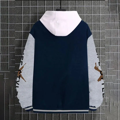 2026 New Jacket Coat Letter Printed  Wear Men Baseball Jacket Casual Long Sleeve Stand Jackets Men's Coats Sweatshirts Outerwear