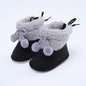 Newborn Toddler Warm Boots Winter First Walkers baby Girls Boys Shoes Soft Sole Fur Snow Booties Kids Snow Boots for 0-18M Bebe