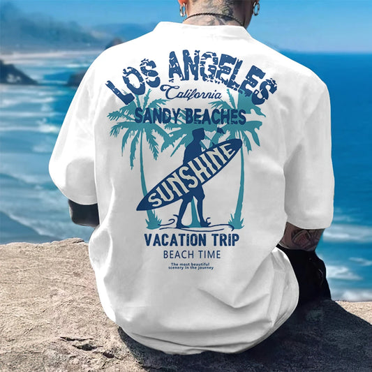 Casual Men's T-Shirt 3d Print Short Sleeve Street Fashion Man Clothing Simple Loose Oversizeed Tees For Men Breathable T Shirts