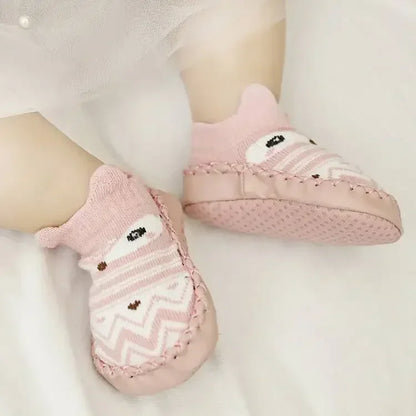 Baby newborn shoes 0-6-12 months boy and girl 0-1 years old soft soled pre-toddler cotton shoes
