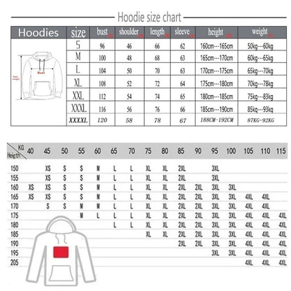 New York Printed Hoodies Street Men Fashion Fleece Sweatshirts Casual Autumn Winter Pullover Unisex Tops